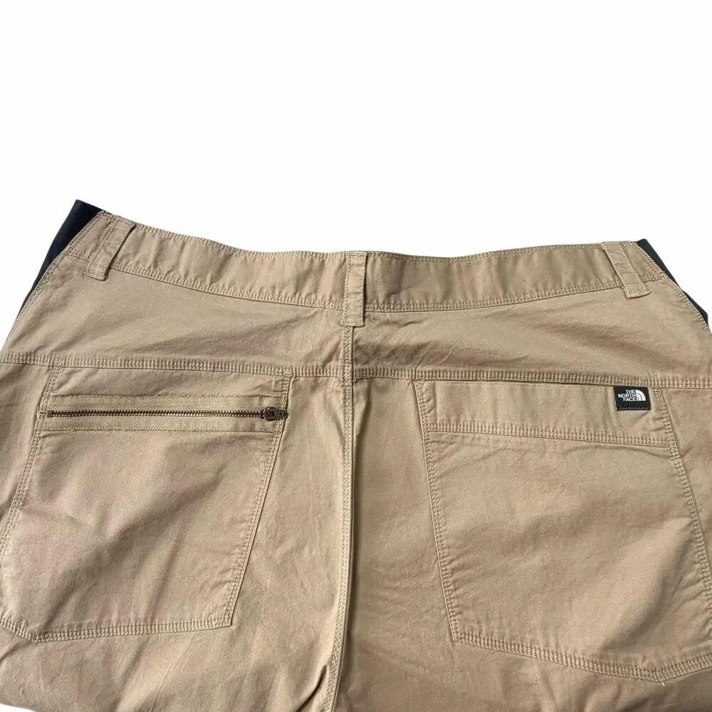 The North Face Hiking Utility Pants Men's XL 38x28 Tan Articulated Knees Outdoor